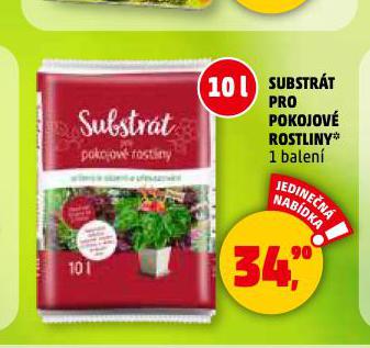 SUBSTRT PRO POKOJOV ROSTLINY