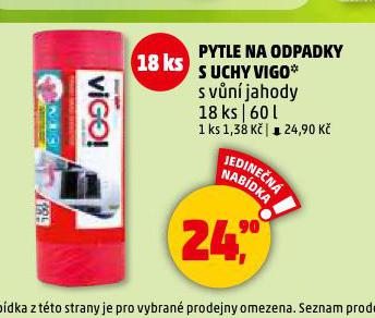 PYTLE NA ODPADKY S UCHY VIGO