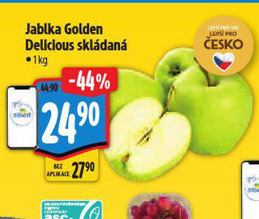 JABLKA GOLDEN DELICIOUS SKLDAN