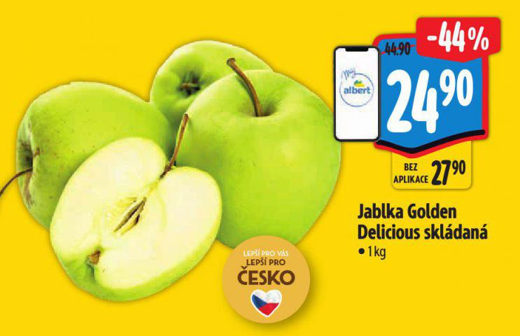 JABLKA GOLDEN DELICIOUS SKLDAN