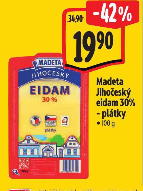 MADETA JIHOESK EIDAM 30% - PLTKY