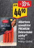 ALBERTOVO UZENSTV PREMIUM DEBRECNSK PRKY