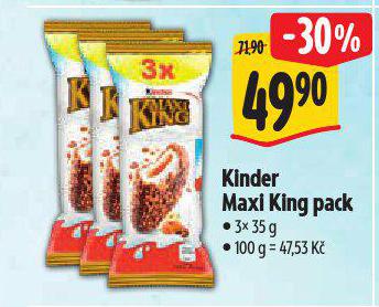 KINDER MAXI KING PACK