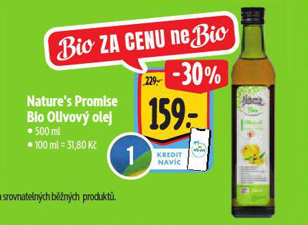 NATURES PROMISE BIO OLIVOV OLEJ