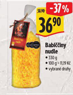 BABIINY NUDLE