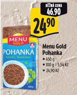 MENU GOLD POHANKA