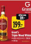 GRANTS TRIPLE WOOD WHISKY