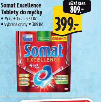 SOMAT EXCELLENCE TABLETY DO MYKY