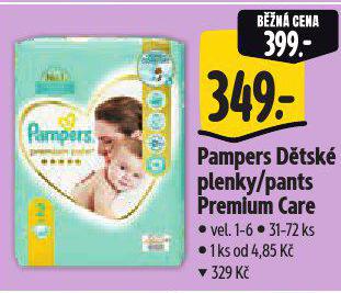 PAMPERS PANTS PREMIUM CARE