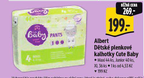 DTSK PLENKOV KALHOTKY CUTE BABY