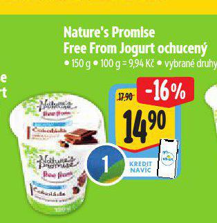 NATURES PROMISE FREE FORM JOGURT OCHUCEN