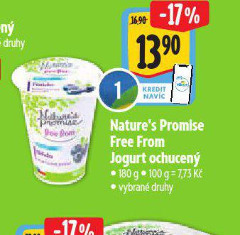 NATURES PROMISE FREE FORM JOGURT OCHUCEN