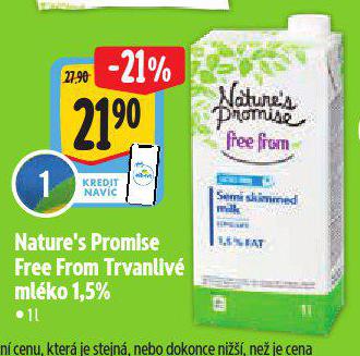 NATURES PROMISE FREE FORM TRVANLIV MLKO 1,5%