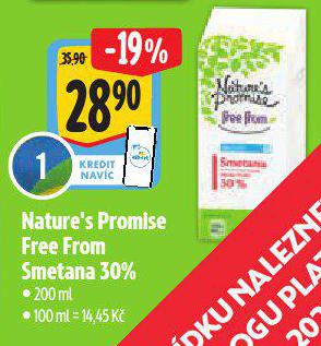 NATURES PROMISE FREE FORM SMETANA 30%