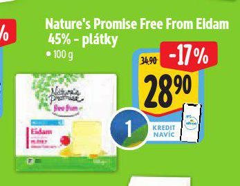 NATURES PROMISE FREE FORM EIDAM 45% - PLTKY
