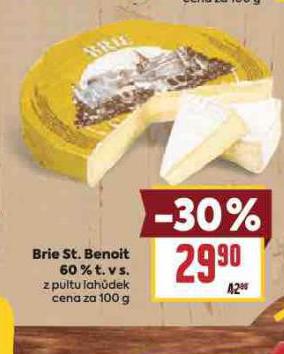 BRIE ST. BENOIT 60% T. V. S.