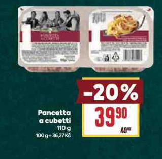 PANCETTA A CUBETTI