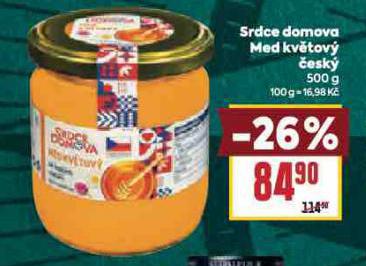 SRDCE DOMOVA MED KVTOV ESK