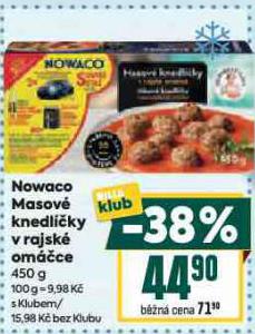 NOWACO MASOV KNEDLKY V RAJSK OMCE