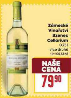 ZMECK VINASTV BZANEC CELLARIUM