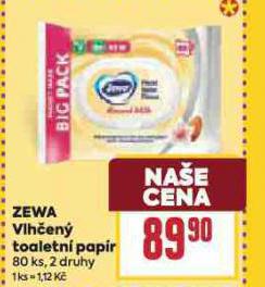 ZEWA VLHEN TOALETN PAPR
