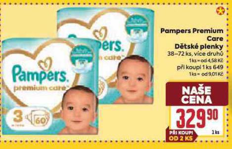 PAMPERS PREMIUM CARE DTSK PLENKY