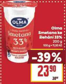 OLMA SMETANA KE LEHN 33%