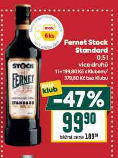 FERNET STOCK STANDARD