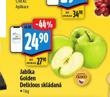 JABLKA GOLDEN DELICIOUS