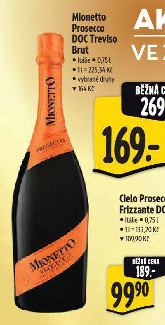 MIONETTO PROSECCO DOC TREVISO BRUT