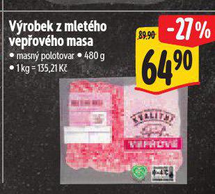 VROBEK Z MLETHO VEPOVHO MASA