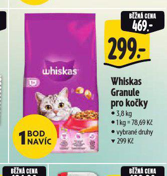 WHISKAS GRANULE PRO KOKY
