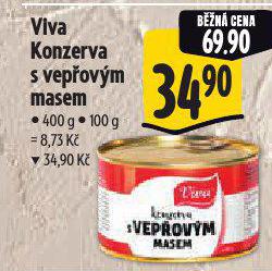 VIVA KONZERVA S VEPOVM MASEM