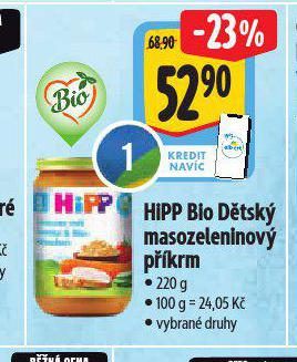 HIPP BIO MASOZELENINOV PKRM