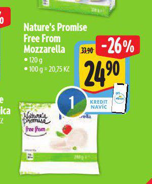 FREE FROM MOZZARELLA