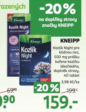 KNEIPP KOZLK NIGHT PRO KLIDNOU NOC