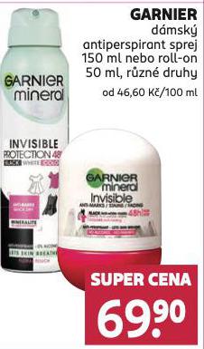 GARNIER ANTIPERSPIRANT SPREJ