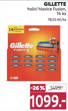 GILLETTE HOLC HLAVICE FUSION