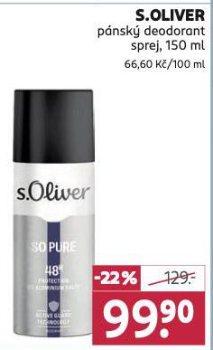 S.OLIVER PNSK DEODORANT SPREJ