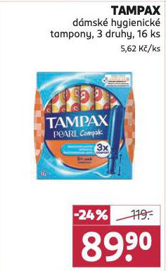 TAMPAX DMSK HYGIENICK TAMPONY