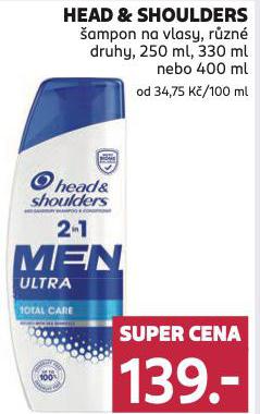 HEAD A SHOULDERS AMPON NA VLASY