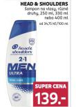HEAD A SHOULDERS AMPON NA VLASY