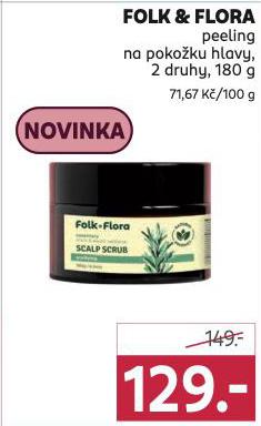 FOLK A FLORA PEELING NA POKOKU HLAVY