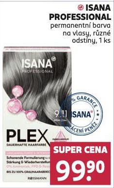 ISANA PROFESSIONAL PERMANENTN BARVA NA VLASY