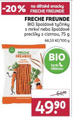 FRECHE FREUNDE BIO PALDOV TYINKY S MRKV 