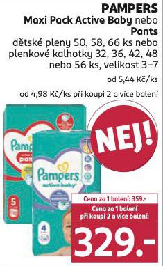PAMPERS MAXI PACK ACTIVE BABY