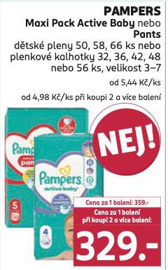 PAMPERS MAXI PACK ACTIVE PANTS