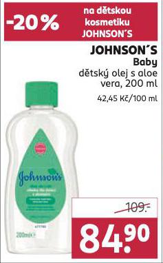 JOHNSONS DTSK OLEJ S ALOE VERA