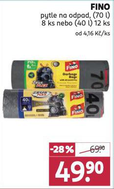 FINO PYTLE NA ODPAD