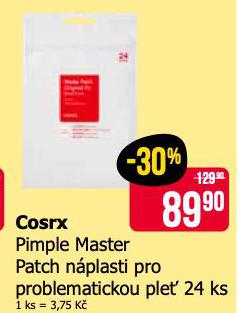 COSRX PIMPLE MASTER PATCH NPLASTI PRO PROBLEMATICKOU PLE